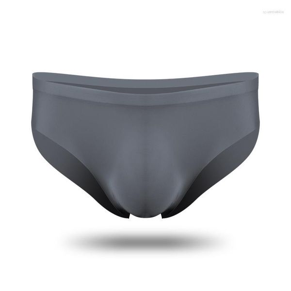 Underpants 2023 sexy uomini slip biancheria intima trasparenti mutandine senza soluzione di continuità maschio Peni maschio Solido sottile sottile seta ropa ropa homme