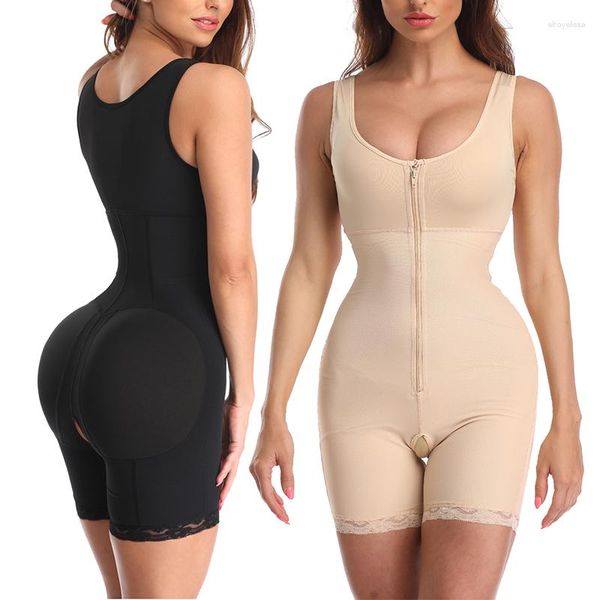 Frauen Shaper ein Stück Frauen schlächen Unterwäsche Offener Schritt Vollkörperkorrektur Taillentrainer Bollifter L 3xl 6xl nahtloser Shaper