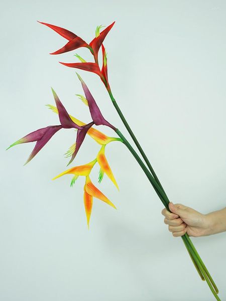 Dekorative Blumen, künstliche Pflanzen, 73 cm, Paradiesvogel, Blumenzweig, Hochzeit, Party