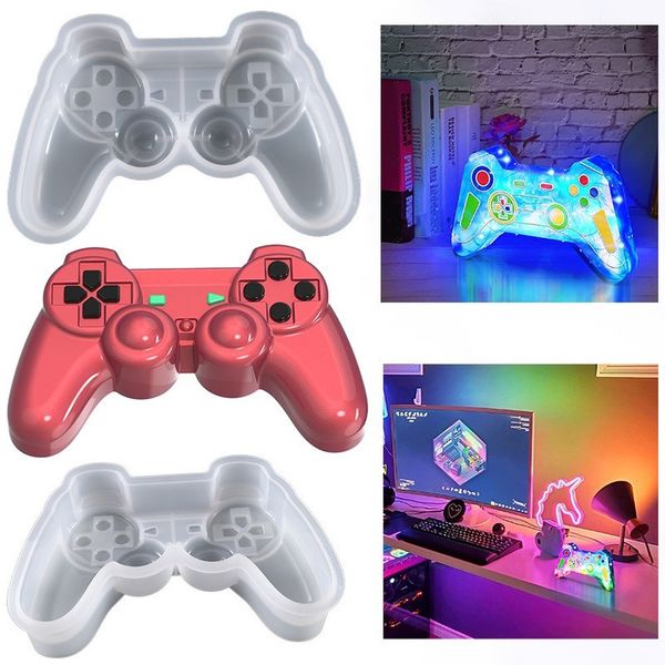 Sanat ve El Sanatları Oyun Denetleyicisi Kek Fondan Kalıp Çikolata Şeker Kalıpları DIY Gamepad Cupcake Topper Dekorasyon Silikon Reçine Epoksi Kil Kalıp 230625