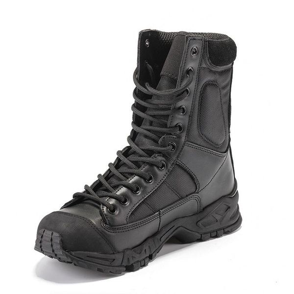 Botlar erkek taktik botlar ordu botları erkek askeri çöl iş güvenlik ayakkabıları tırmanma yürüyüş ayakkabıları ayak bileği açık havada savaş botları