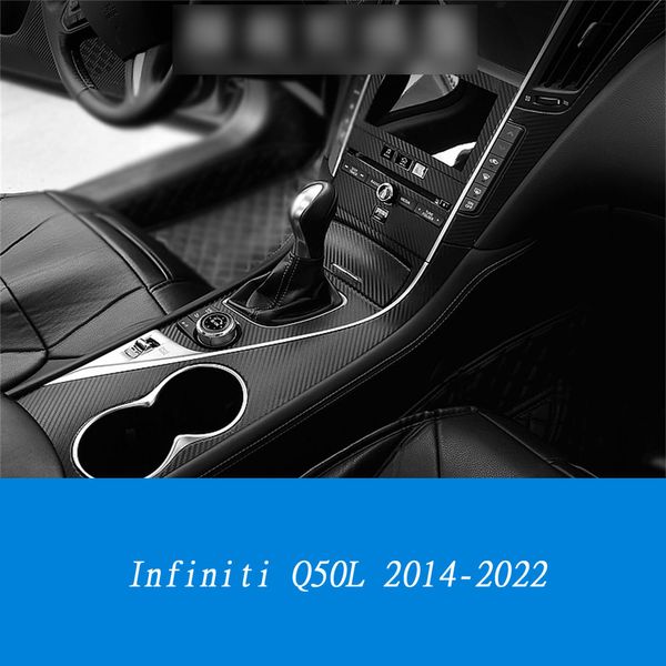 Per Infiniti Q50L QX50 2014-2022 Adesivi per auto autoadesivi Adesivi per auto in vinile in fibra di carbonio e decalcomanie Accessori per lo styling dell'auto