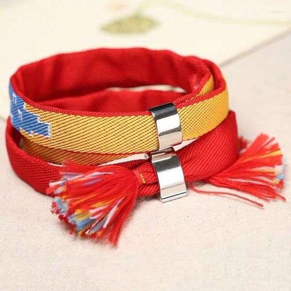 Очарование браслетов Red Lucky Bangle аниме -веревочный браслет для браслета подарок для подруги парня