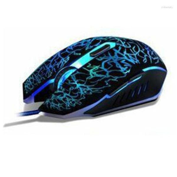 Mouse Mouse DPI LED Ottico USB Wired Computer Gaming Gamer Game Mause per PC Laptop Rose22