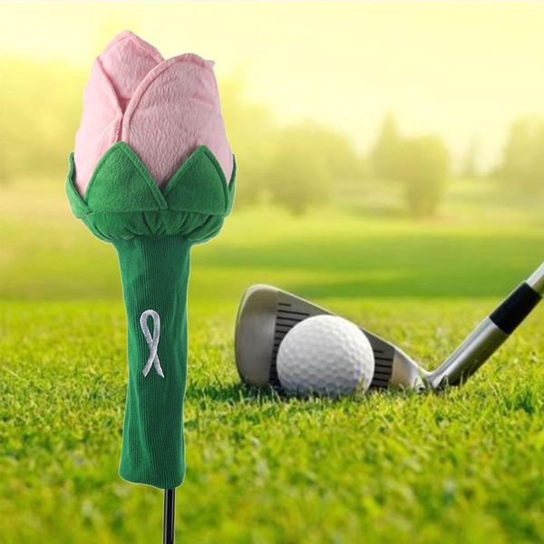 Andere Golfprodukte Universal Plush Flower Golf Driver Headcover Club Head Covers Protector 230625