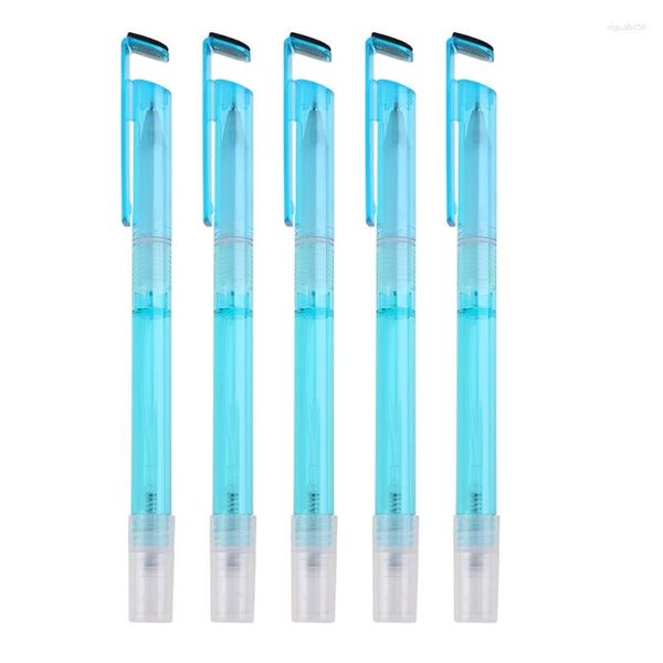 Conjunto de canetas de gel 3 em 1 kit de recargas de caneta preta Rollerball com suporte para telefone Rack spray limpador de tela almofada para escritório