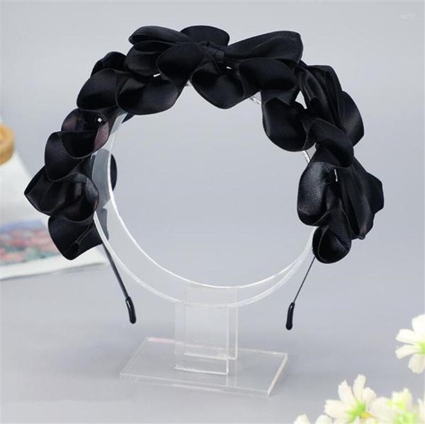 Party Supplies Anime Lolita Cosplay Band Stirnband Niedliche gekräuselte Spitze Haarband Haarband Kopfschmuck C1030