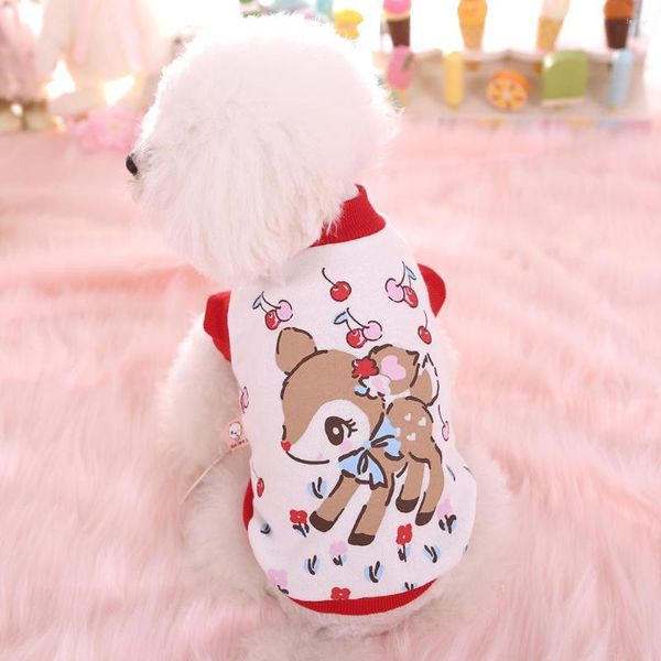 Felpe con cappuccio per abbigliamento per cani Vestiti per animali domestici per cani Giacca con gilet primaverile e autunnale con stampa animalier Abbigliamento per gatti Cappotto per il tempo libero Teddy Yorkies