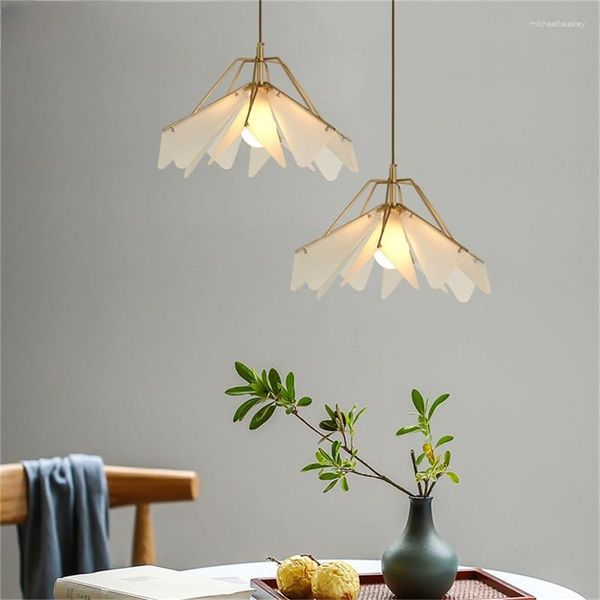 Pendelleuchten Kronleuchter Kupferbefestigung LED-Beleuchtung Modisches Zuhause Kreative Dekoration Geeignete Lampe Esszimmerleuchte