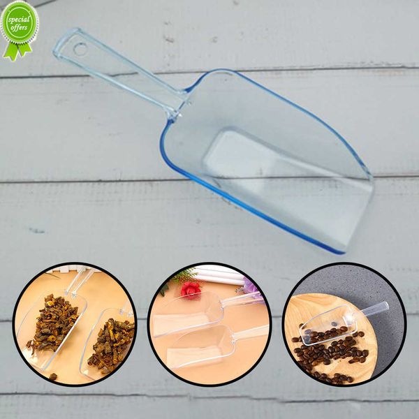 6 шт мини пластиковые совки для льда лопата прозрачная лопата для льда для конфет десерт зерна бар шведский стол кухонный гаджет кухонный инструмент