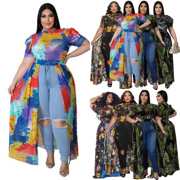 Artı Boyutu 4XL 5XL Bayan Tasarımcı Elbiseler Moda Gece Kulübü Elbise Kazık Kollu Örgü Elbise Üst Giyim Oymak