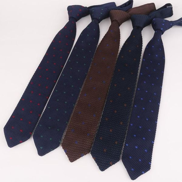 Gravatas borboleta de alta qualidade multicoloridas masculinas 148-6 cm de comprimento malha vermelho azul cinza bolinhas cavalheiros gravata de negócios gravata