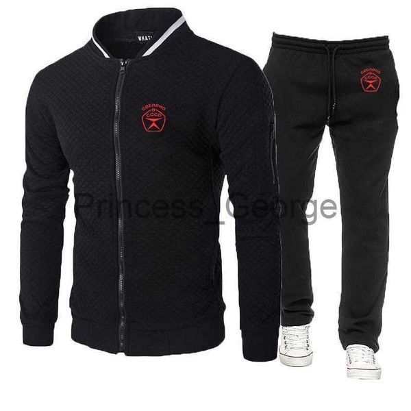 Tute da uomo CCCP Russian 2023 Uomo URSS Unione Sovietica Nuove felpe con cerniera Felpe sportive Fitness Tuta Felpa con cappuccio Top Pantaloni Tuta Harajuku x0627