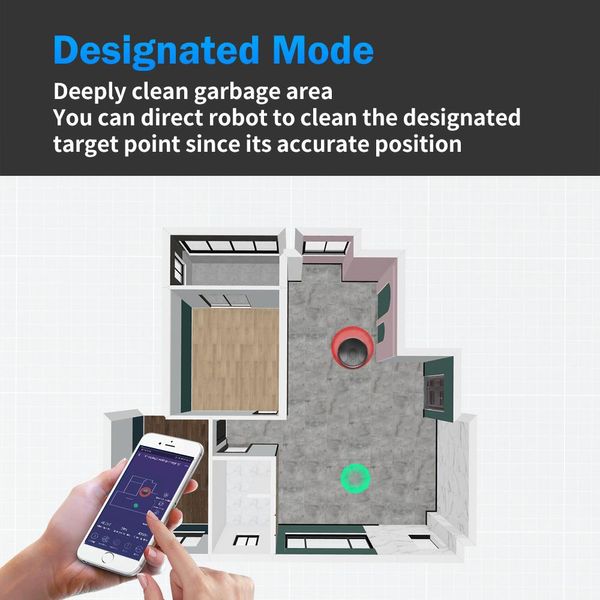 Reiniger ABIR X6 Roboter -Staubsauger, visuelle Navigation, App Virtual Barriere, 6000pa Saug, Smart Home Mopp, Bodenteppichwaschanlage