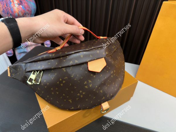 TZ Fashion Waist Bag Дизайнерские роскошные нагрудные сумки Печатная сумка через плечо для мужчин Женская сумка через плечо Vintage Brown Flower / Check кожаная сумка Fanny pack Поясные сумки