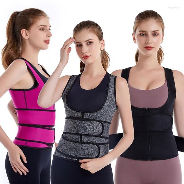 Corsetto da donna Shapers Waist Trainer Corsetto da donna e Shapewear Cintura modellante Guaina dimagrante Set sauna ventre piatto