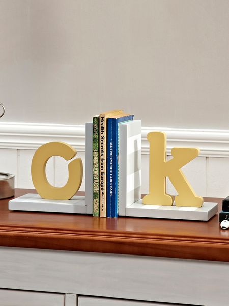 Oggetti decorativi Accessori Lettere Figura Legno Stile americano Oggetti per la decorazione della casa Organizer da scrivania Cancelleria 230627