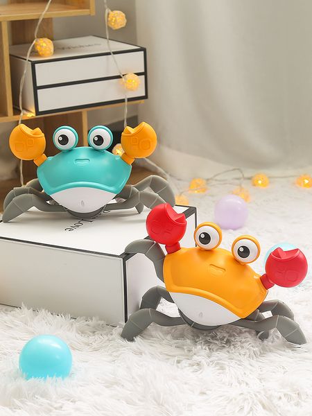 Giocattoli divertenti Giocattolo per bambini Pet Crab Robot Tiktok Net Red Animal Dancing Ricaricabile 230626