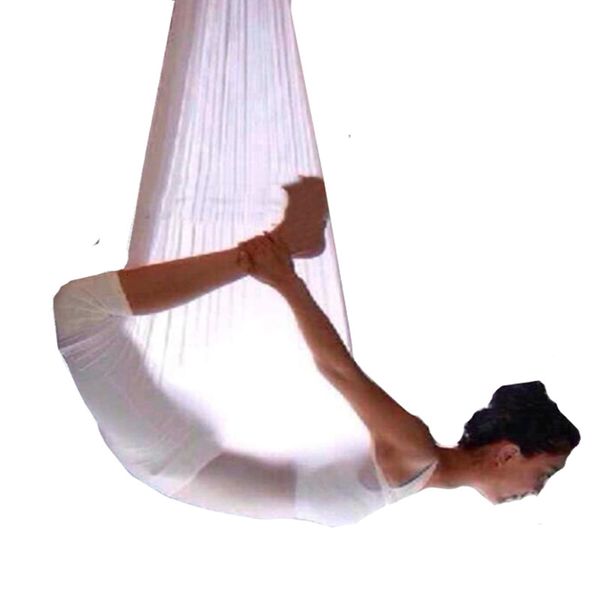 Direnç Bantları Havadan Yoga Hamak 5Mx2.8M Esneklik Salıncak İşlevli Anti-yerçekimi yoga eğitim Kemerleri 230626
