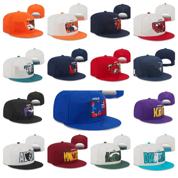 Ucuz erkekler Nakış Tasarımcısı Snapbacks Gömme Top şapkaları topu Pamuklu basbol şapkası tüm takım Logo Mektubu Ayarlanabilir hatbasketbol futbolu açık havada Spor Örgü şapkası