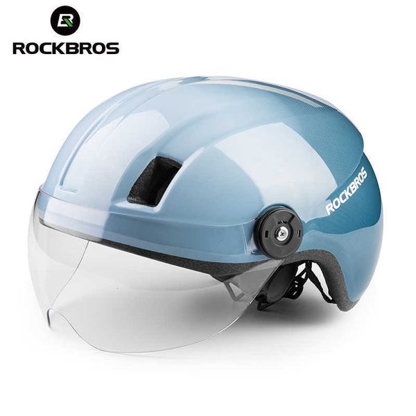 Fahrradhelme ROCKBROS Unisex Ectric Fahrradhelm mit Goggs für 58–62 cm Kopfumfang Herren Damen MTB Rennrad Motorrad Sicherheit HKD230626