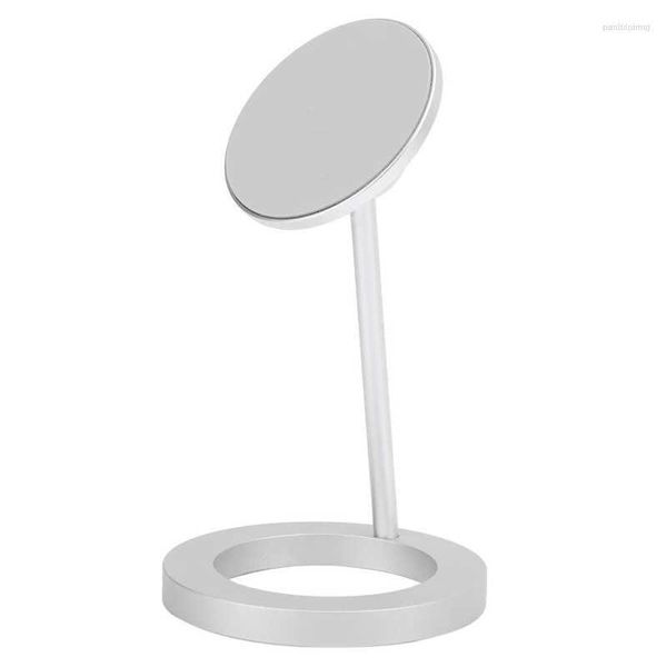 Tripés Suporte magnético para telefone de mesa com rotação de 360 graus para smartphone magnético para transmissão ao vivo, carregamento móvel