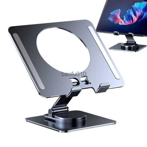 Supporto per tablet Supporto rotante Supporto per tablet 360 Regolazione della rotazione Lucidatura fine Design dello spazio inferiore per guardare film L230619