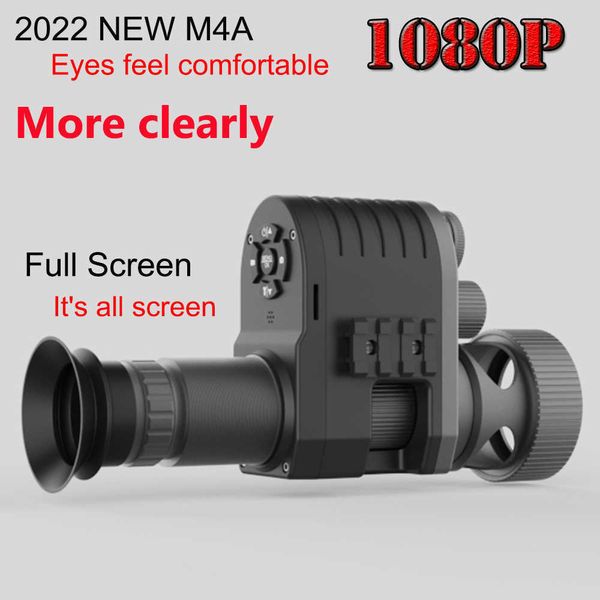 Telescópio Binóculos Megaorei 4A Night Vision 1080p HD Hunting Camera Camcorder Portab Rear Scope Add on Attachment com Built-in 850nm IR Torch HKD230627