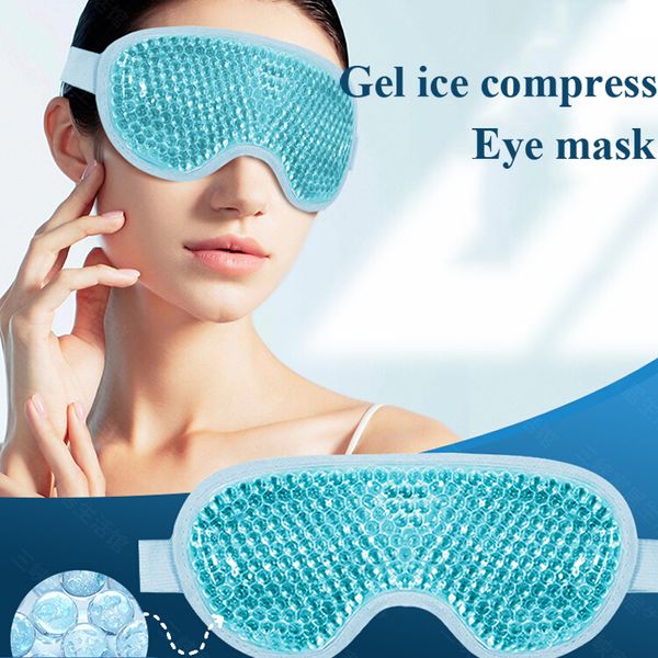 Schlafmasken Gel Eiskompresse Augenklappe Linderung Müdigkeit Maske Sommer Anti Schwellung Tasche Detumeszenz Persönliche Gesundheitspflege Geschenk 230626