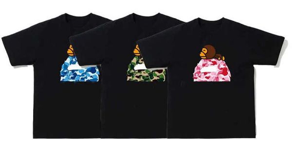 2023 Frauen-Herren-T-Shirts Baggy Fat Edition 100% Baumwolle Sommer Camo Modemarke Multifunktional Trend T-Shirt Bade Ape Womens Mens Tshirt