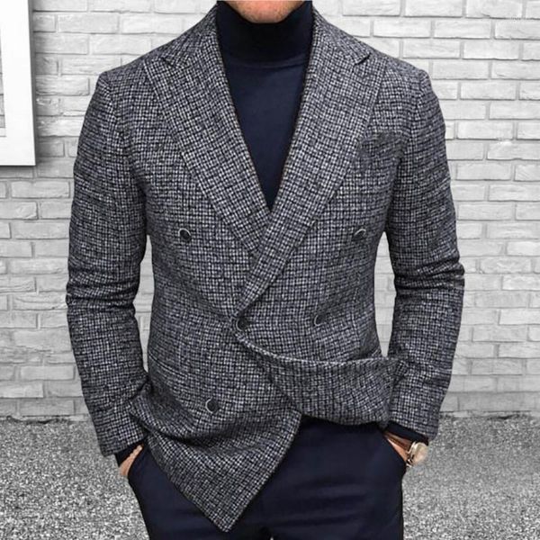Herrenanzüge, stilvoller Herren-Blazer, temperamentvoller Anzugmantel, einfarbig, reiner britischer Stil