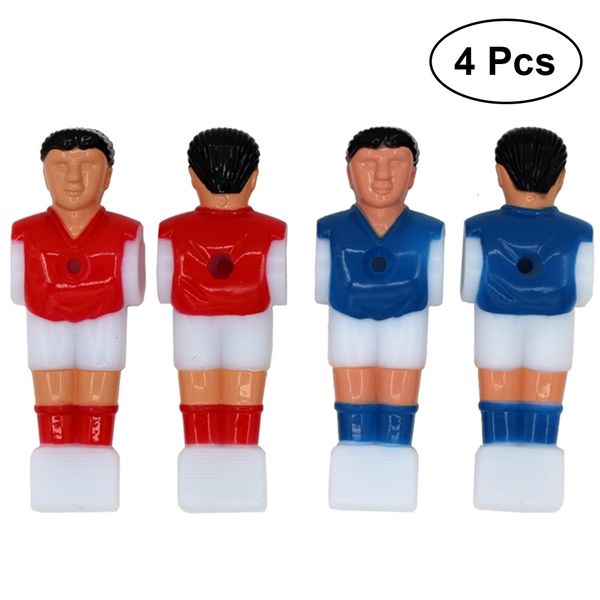 Jogador de futebol de pebolim Mesa de matraquilhos Mini masculino Substituições Boneca de plástico Boneco de mesa Figuras de fantoches jogo infantil 230626