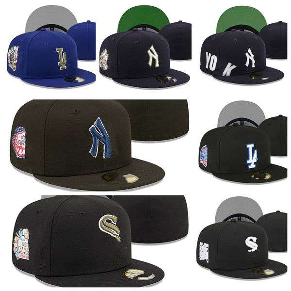 Nuovo cappello Accessori moda Hot Mexico Guanti Cappellini da baseball Lettera M Cappelli taglia Hip Hop Berretti da baseball Visiera piatta per adulti Per stile unisex Cappellini aderenti completamente chiusi taglia 7-8