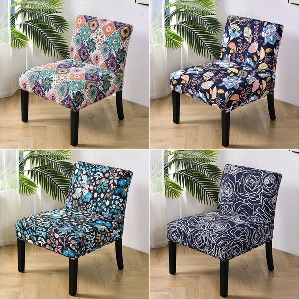 Capas para cadeiras com destaque Capas para cadeiras sem braços Bohemian Single Sofa chair Slipcovers Nordic Stretch Chair Seat Covers Capas elásticas para protetores de sofá 230627