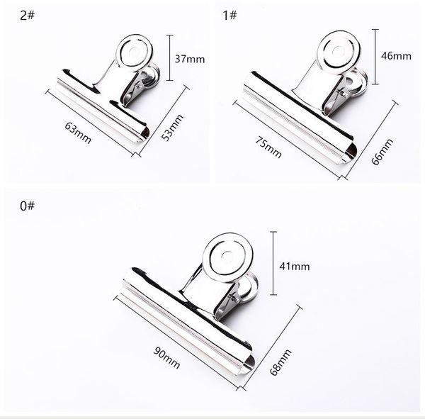 Clips 50p Clip Stationery Office Supplies Haushaltsordner Reparieren kleiner Buchclip Extra Large Sketch Board Zeichnung Clip leistungsstarke Metall