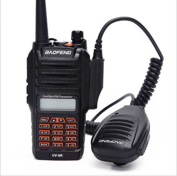 Baofeng UV9R walkie talkie con impugnatura leggera Mibao Feng BF-A58 BF9700 Microfono palmare impermeabile UV9RPLUS