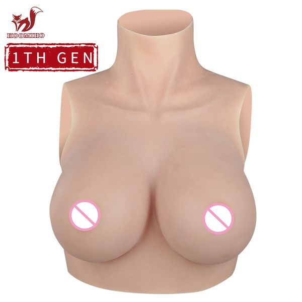 Outros itens de massagem KOOMIHO Silicone Mama Forms ABCDEGH Cup Enormes Fake Boobs Transgender Drag Queen Shemale Crossdresser Iniciante 1ª GERAÇÃO 230626