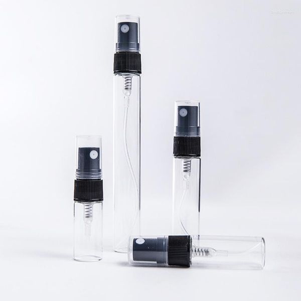 Garrafas de armazenamento 10 peças mini garrafa vazia para cosméticos prensa tubo de amostra recarregável