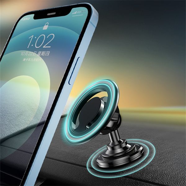 Magnetische Autotelefonhalterung im Auto Unterstützung Telefon Voiture für iPhone 14 13 12 Magsafe Standring Macsafe Cradle Mcseing Voiture