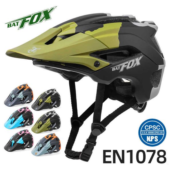 Fahrradhelme BAT Fahrradhelm MTB Neuer Herren-Fahrradhelm Hochwertiger Ciclismo Integral geformte Mountainbike-Rennradhelme HKD230626