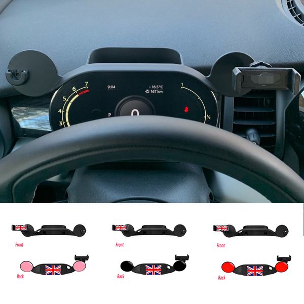 Suporte de navegação suporte de telefone no painel do carro para mini cooper s jcw f54 f56 f55 f57 f60 2020 2021 2022 2023 estilo do carro