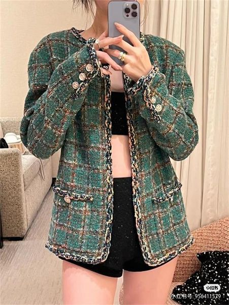 Chan Home neue 2023 Designerkleidung Damenjacke Damenbekleidung Designermode Herbst Winter CCC Chains Tweedmantel Freizeitmäntel Frühlingsstrickjacke Geschenk zum Muttertag