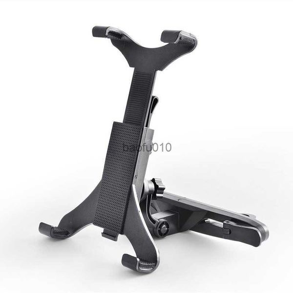 Rotação flexível de 360 graus para iPad Travesseiro de carro Mobile Back Stand Encosto de cabeça Suporte Tablet Preto Suporte Monte Telefone 105mm S P6L1 L230619