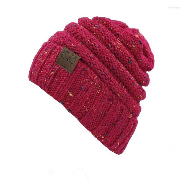 Шапка Беани вязания женщин шапочки для выровнянной ватки зимы толстых женщин