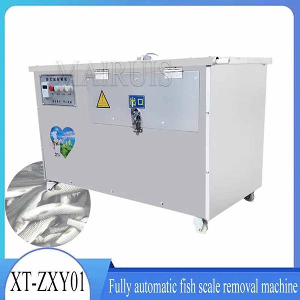 XT-ZXY01 Tipo Elétrico Raspador de Escamas de Peixe Máquina Automática de Remoção de Escamas de Peixe Raspador de Escamas de Peixe em Aço Inoxidável Comercial