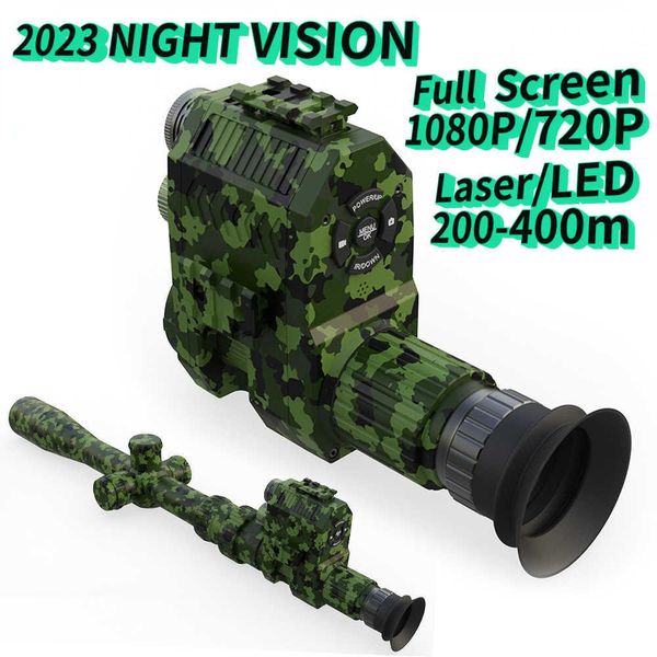 Telescopio Binocolo Megaorei NK007 Serie Optical Night Sight Macchina fotografica di caccia Night Vision Scope HD1080P Monoculare Tescope con 850nm Laser IR HKD230627