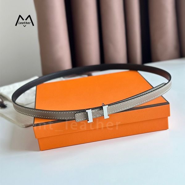 Hot Sale Neue Big Brand Letter Buckle Designergürtel hohe Qualität für Männer Frauen Ledergürtel kostenlose Lieferbreite 1,3 cm mit Orange Box