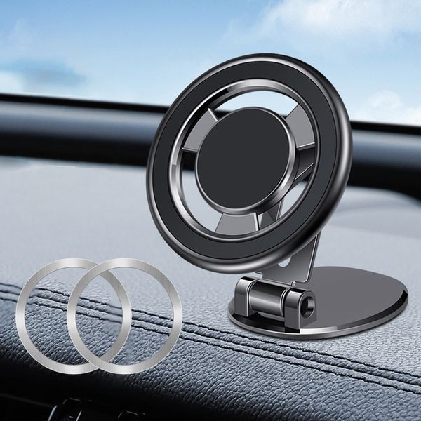 Para Apple Magsafe Ring Car Phone Holder para Iphone 13 14 Pro Max Magnetic Phone Holder In Car Dashboard Mount GPS Stand Magnet