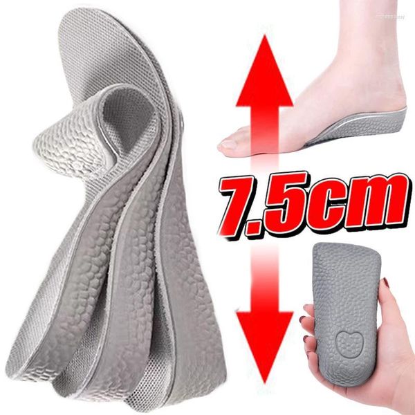 Женские носки, невидимые стельки для увеличения роста для мужчин, 1,5/2,5/3,5 см, массажная обувь с подушками, вкладыши для ступней