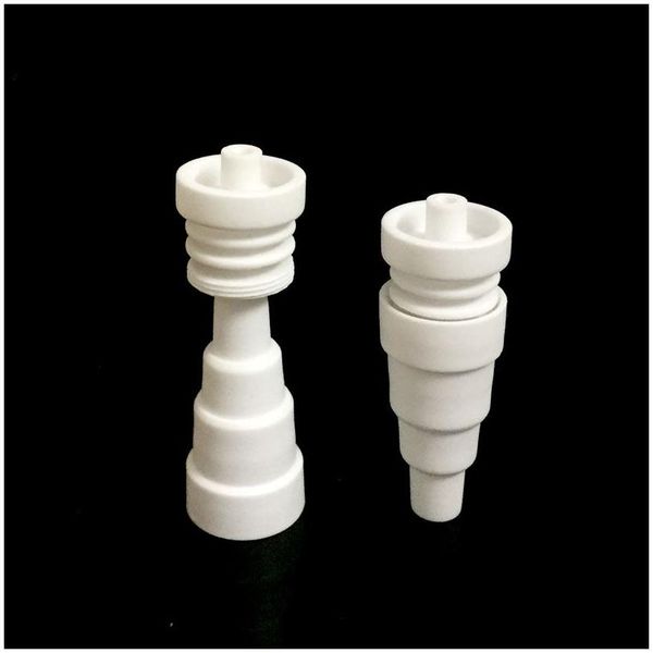 Tubi per fumatori Chiodo in ceramica senza cupola 10Mm 14Mm 18Mm 6 in 1 Ceramica cinese Nais Banger per vaporizzatore Va E Naill Smoker Drop Delivery Dhagq